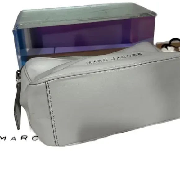 RARE MARC JACOBS New York SoHo Gray Leather Baguette Shoulder Bag MSRP $395 - Picture 5 of 14